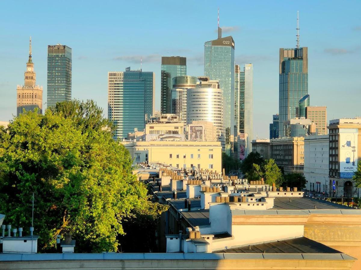 Nowolipki Studio, City Center Skyline View - Warsawstay Exteriör bild